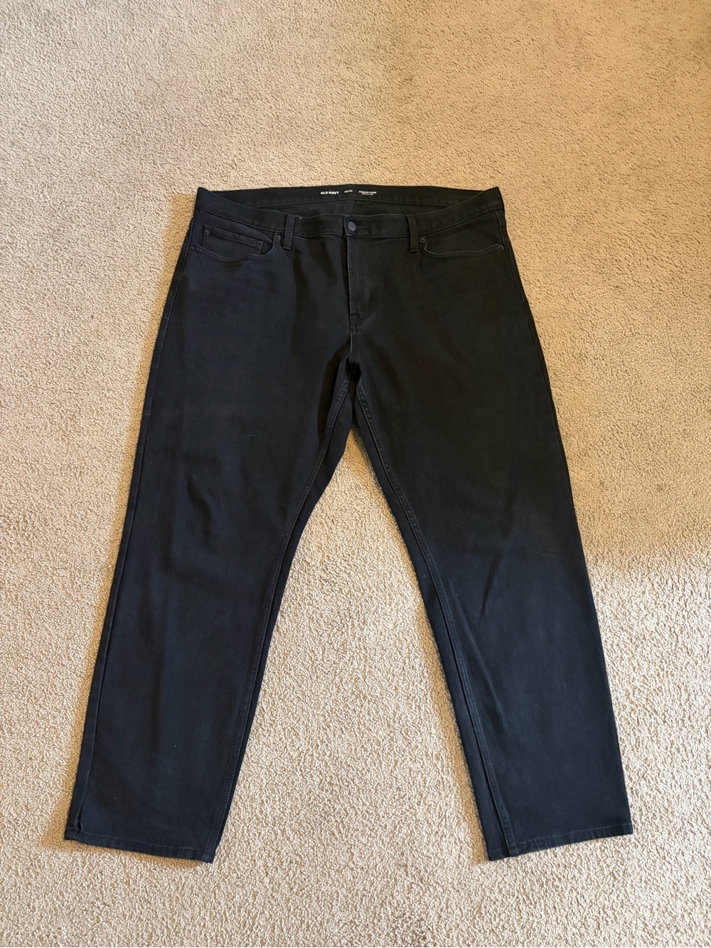 Old Navy Men’s Athletic Taper Jean - Black Wash - 42x32 - EUC